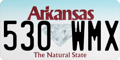 AR license plate 530WMX