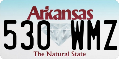 AR license plate 530WMZ