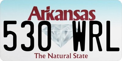 AR license plate 530WRL