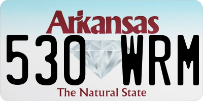 AR license plate 530WRM