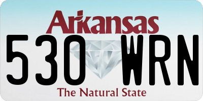 AR license plate 530WRN