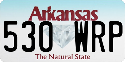 AR license plate 530WRP