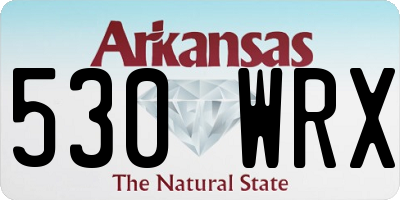 AR license plate 530WRX