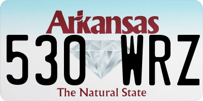 AR license plate 530WRZ