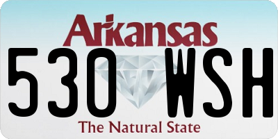 AR license plate 530WSH