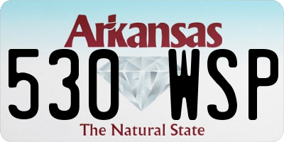 AR license plate 530WSP