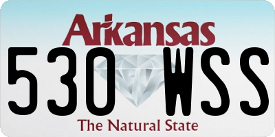 AR license plate 530WSS
