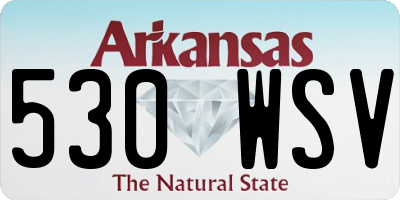 AR license plate 530WSV