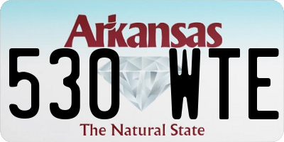 AR license plate 530WTE