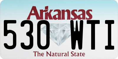 AR license plate 530WTI