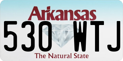 AR license plate 530WTJ