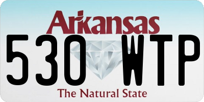AR license plate 530WTP