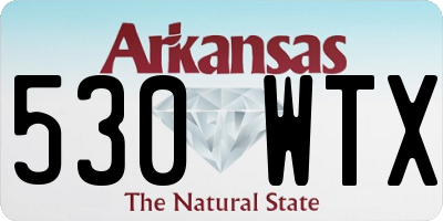 AR license plate 530WTX