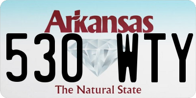 AR license plate 530WTY