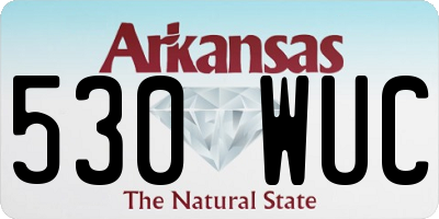 AR license plate 530WUC