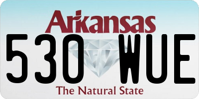 AR license plate 530WUE