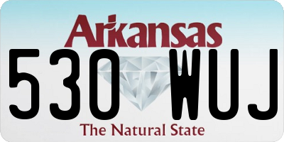 AR license plate 530WUJ