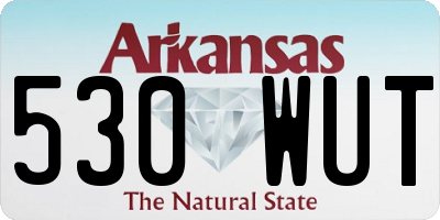 AR license plate 530WUT