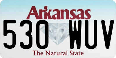 AR license plate 530WUV