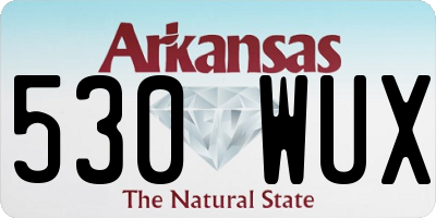 AR license plate 530WUX