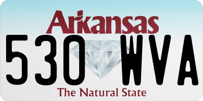 AR license plate 530WVA