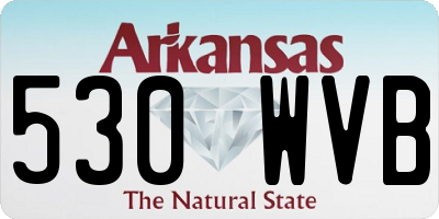 AR license plate 530WVB
