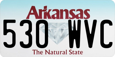 AR license plate 530WVC