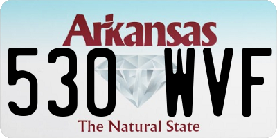 AR license plate 530WVF