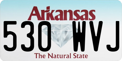 AR license plate 530WVJ