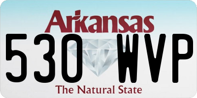 AR license plate 530WVP