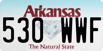 AR license plate 530WWF