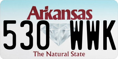 AR license plate 530WWK