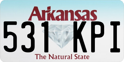 AR license plate 531KPI