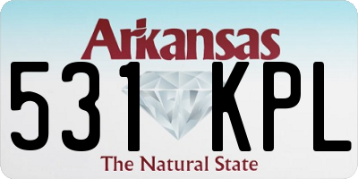 AR license plate 531KPL