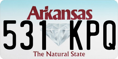 AR license plate 531KPQ