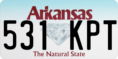 AR license plate 531KPT