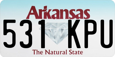 AR license plate 531KPU