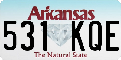 AR license plate 531KQE
