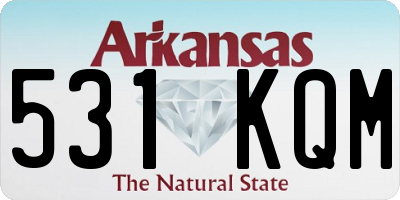 AR license plate 531KQM