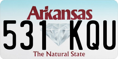 AR license plate 531KQU