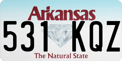 AR license plate 531KQZ