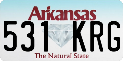 AR license plate 531KRG