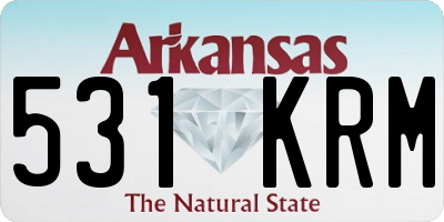 AR license plate 531KRM