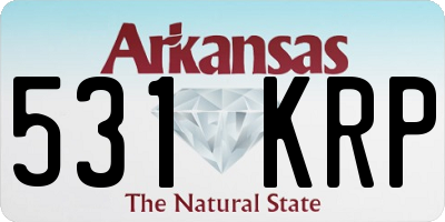AR license plate 531KRP