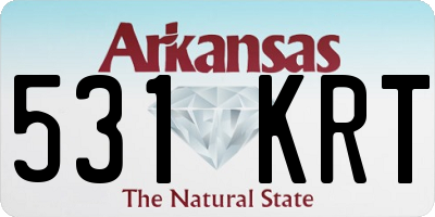 AR license plate 531KRT