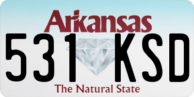 AR license plate 531KSD