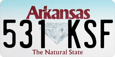 AR license plate 531KSF