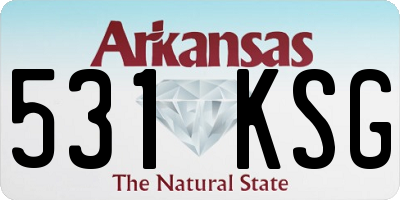 AR license plate 531KSG