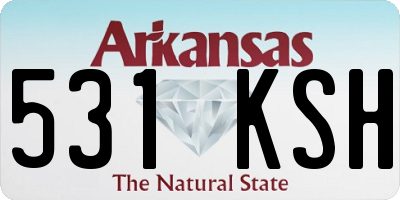 AR license plate 531KSH