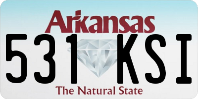 AR license plate 531KSI